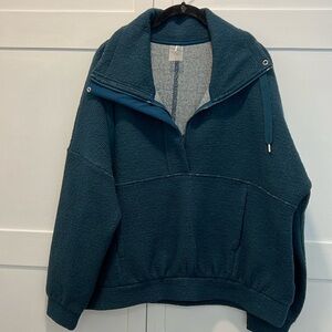 Calia Deep Turquoise Elevate 1/4 Zip Pullover